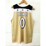 Maillot de Basket #0 gilbert arenas wizards gold print